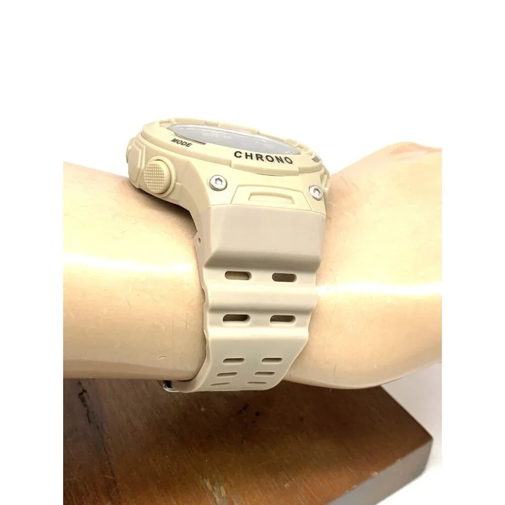 Invicta Racing Men's Watch 47526 Quartz Digital Light Brown Resin Strap 52mm
